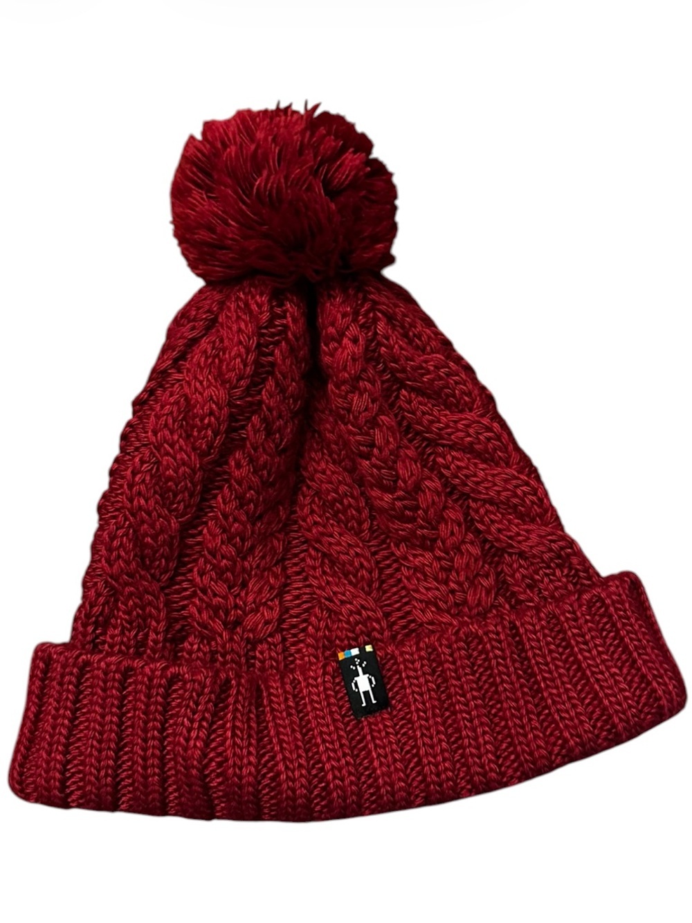 Smartwool Woman’s red cable knit hat